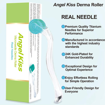 Angel Kiss Derma Roller cuero cabelludo, cuidado suave del cabello