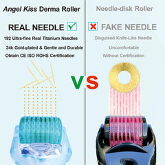 Angel Kiss Derma Roller, mango ergonomico para uso diario cómodo