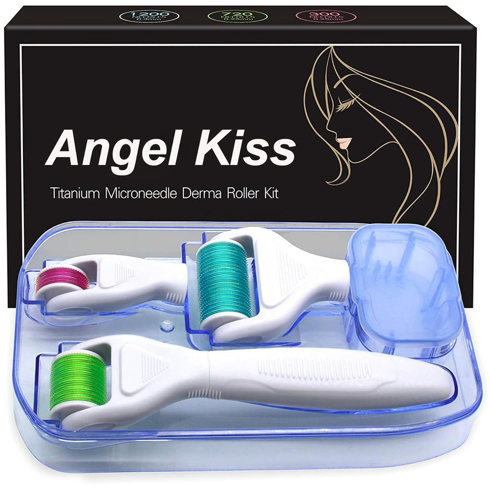 Regalo de kit Angel Kiss rodillo de microagujas, ideal para sorpresa especial.
