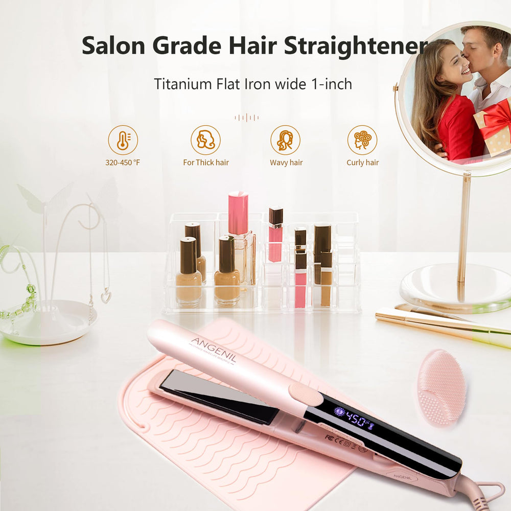 ANGENIL Pro Round Pink – diseño compacto para viaje y almacenamiento.