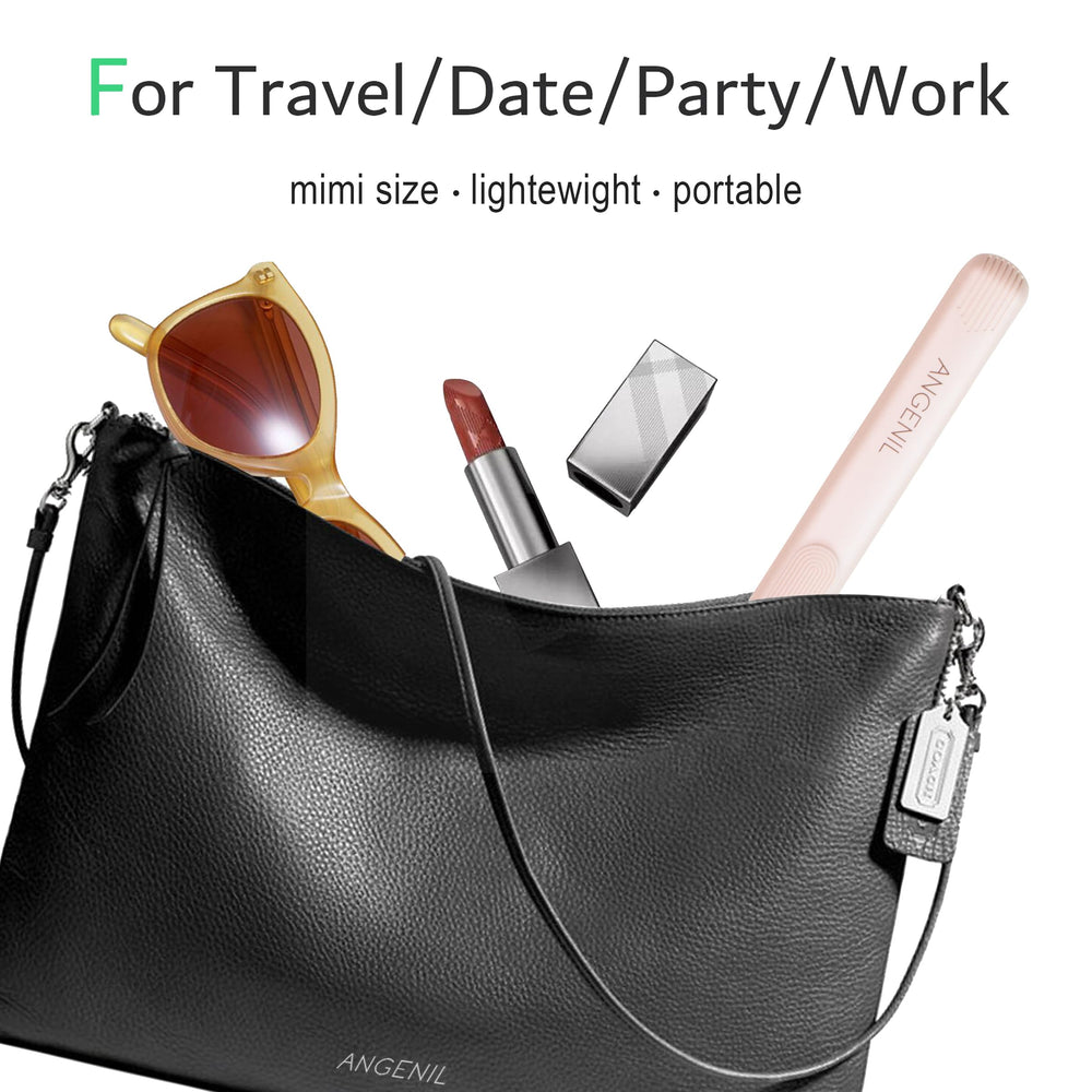 ANGENIL uso versátil para viaje y bolsos, listo para peinar en cualquier lugar.