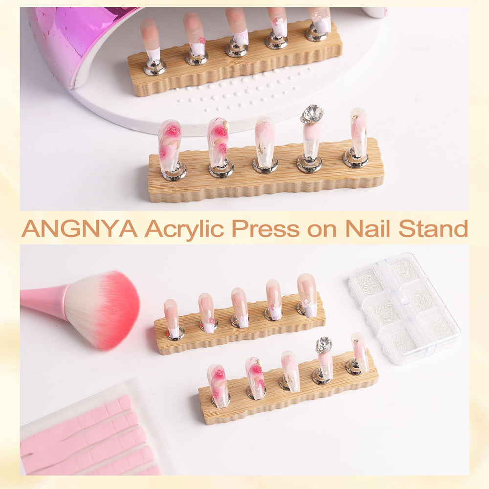 ANGNYA kit de accesorios para mostrar y diseñar uñas con facilidad.