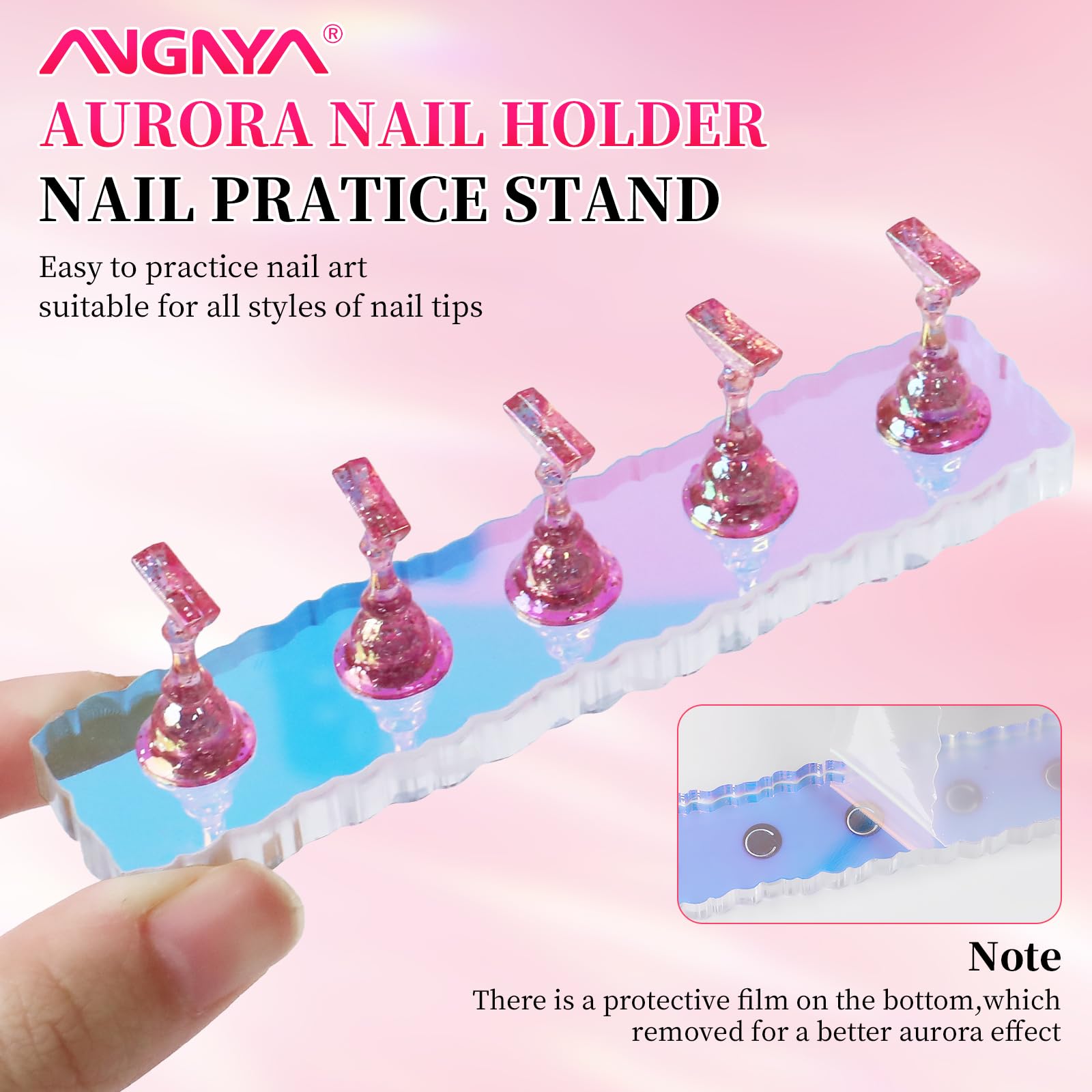 ANGNYA kit portátil de diseño de uñas para llevar a casa.