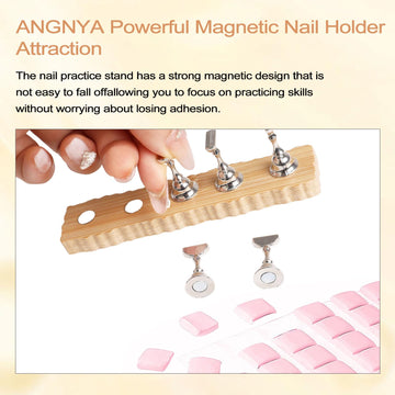 ANGNYA regalo ideal para artistas de uñas y estudiantes de manicura.