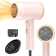 ANIEKIN secador de pelo con motor 1875W para secado rápido.