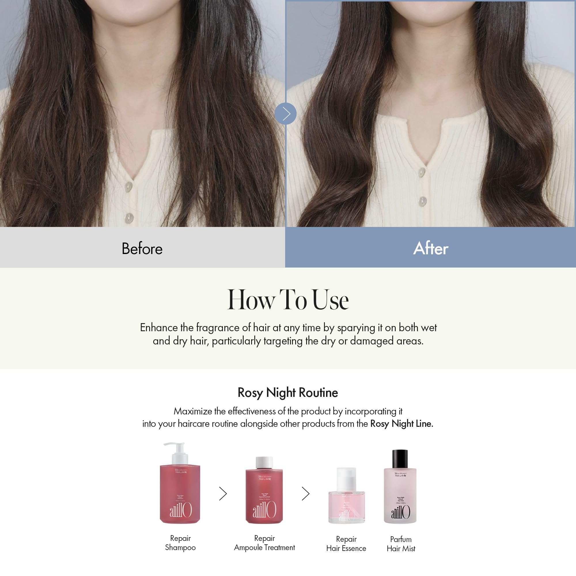 ANILLO Rosy Night formule sans silicone ni parabènes respectueuse de l’environnement.
