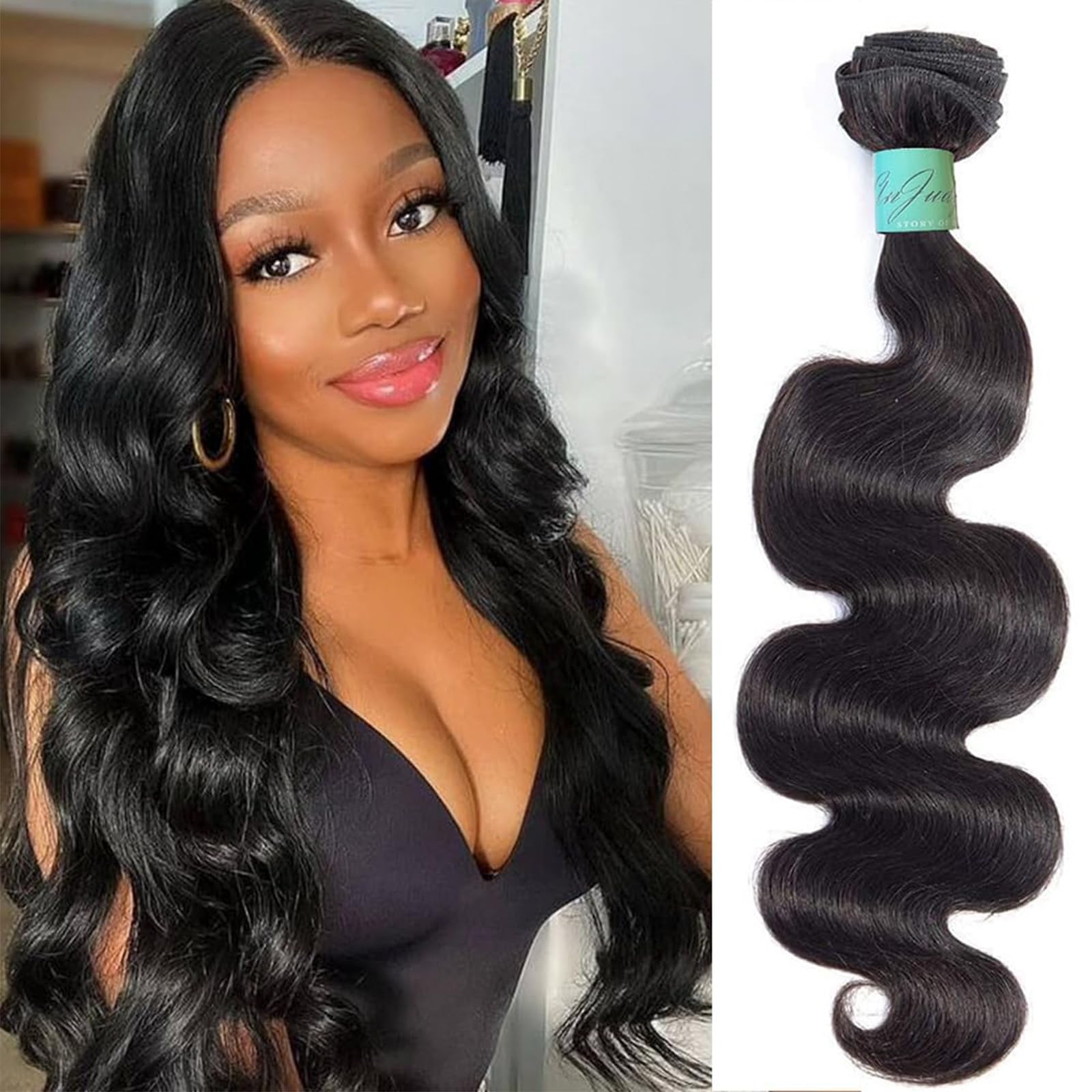AnJudyReid bundles onda corporal de 20 pulgadas para un look natural