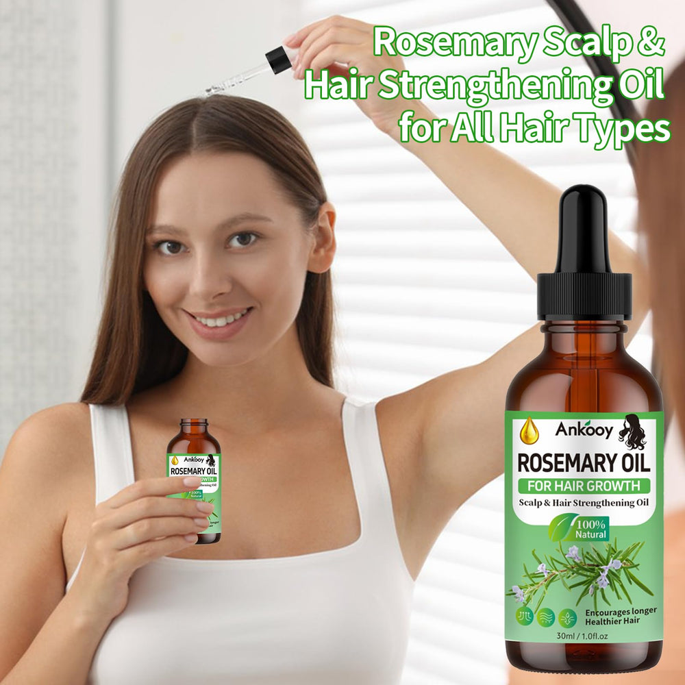 Cabello más brillante y saludable con ANKOOY tras uso regular.
