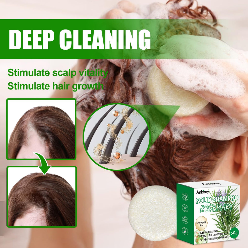 ANKOOY barra shampoo cabello fino aporta cuerpo y densidad