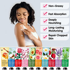 ANKOOY crema corporal set aguacate, textura no grasa y rápida absorción