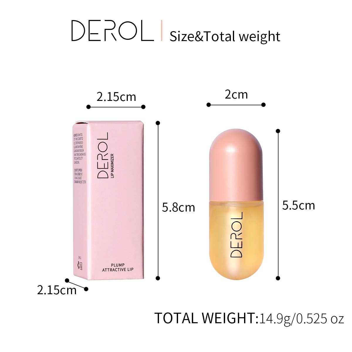 ANMANSY formato-compacto-para-bolso con 5,5 ml de producto.