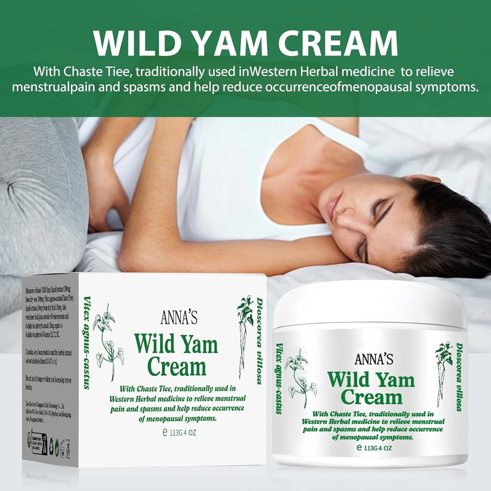 Anna's crema de ñame silvestre, textura cremosa que se absorbe rápido