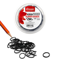 Annie 1000 kit portátil de gomas elásticas, ideal para salones y viajes.