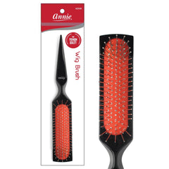 Cepillo Annie con cerdas de alambre para pelucas, desenreda con suavidad y cuida el estilo.