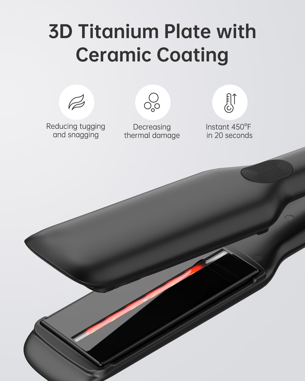 ANNLARY pantalla-iluminacion 8 temperaturas para peinado personalizado