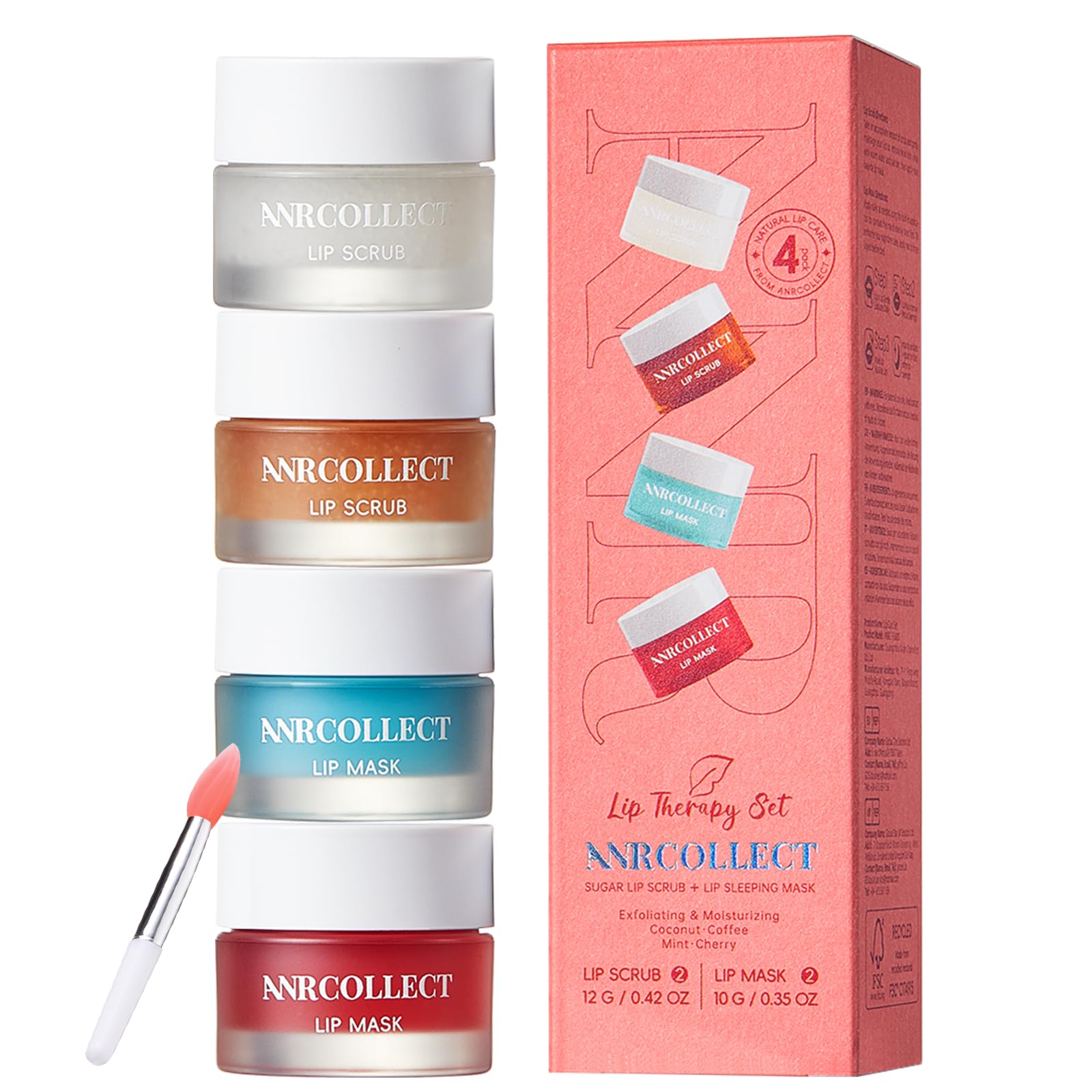 ANRCOLLECT exfoliante de labios suave para eliminar sequedad