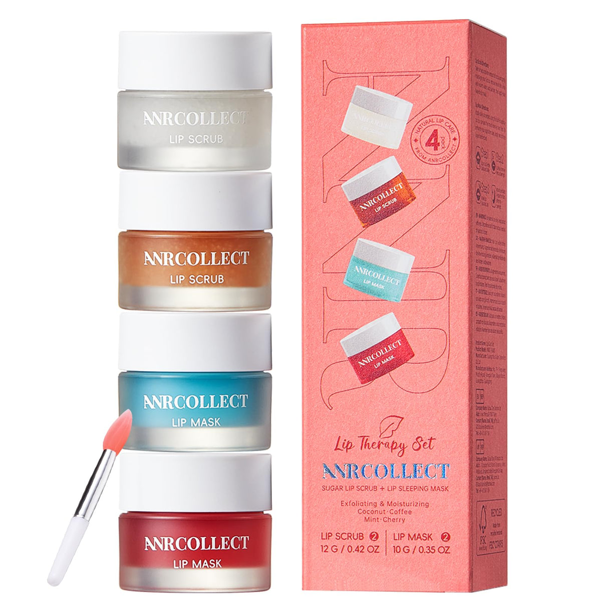 ANRCOLLECT exfoliante de labios suave para eliminar sequedad
