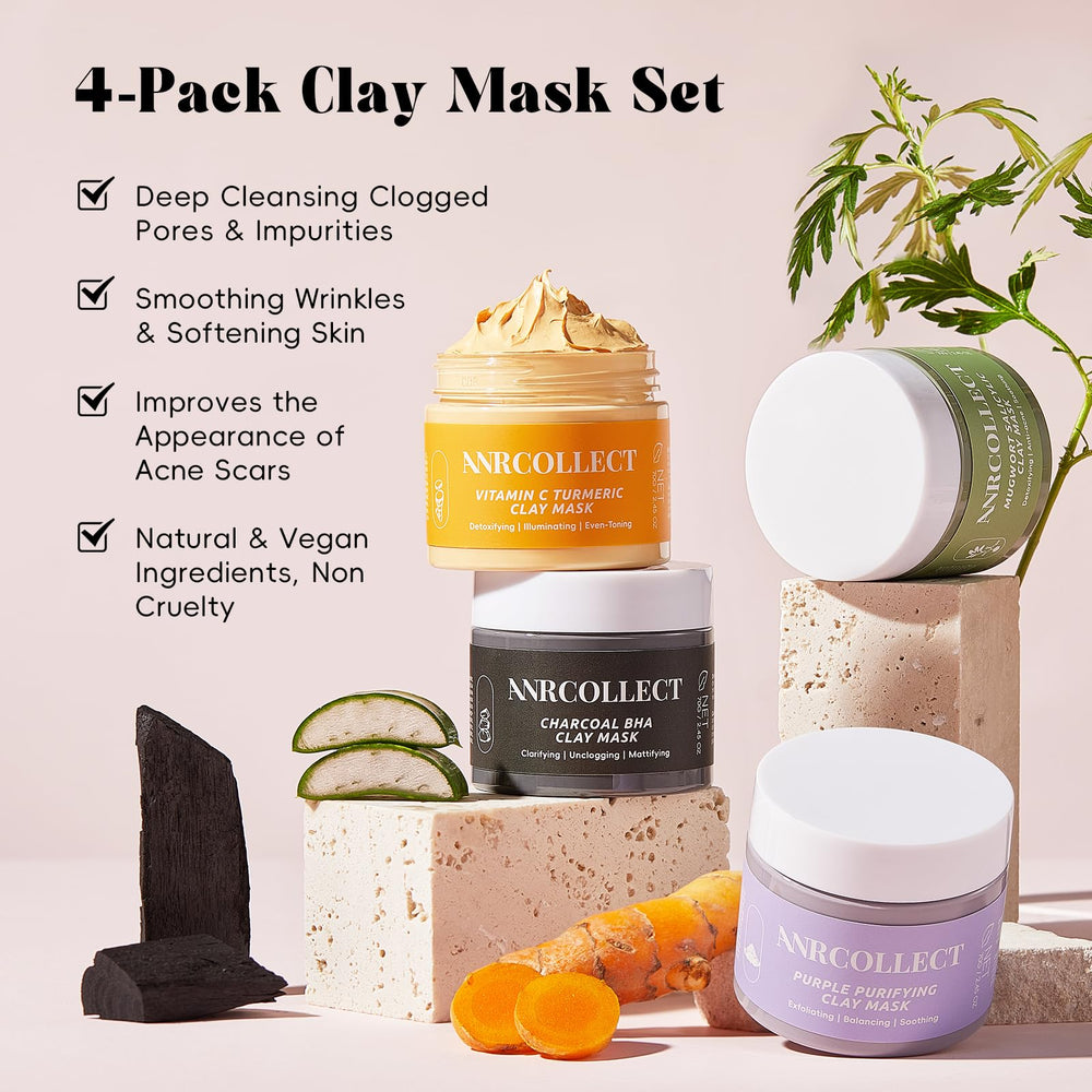 ANRCOLLECT mascarilla-vitamina-c-curcuma: revitaliza la piel para un brillo suave.