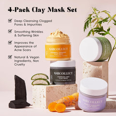 ANRCOLLECT mascarilla-vitamina-c-curcuma: revitaliza la piel para un brillo suave.
