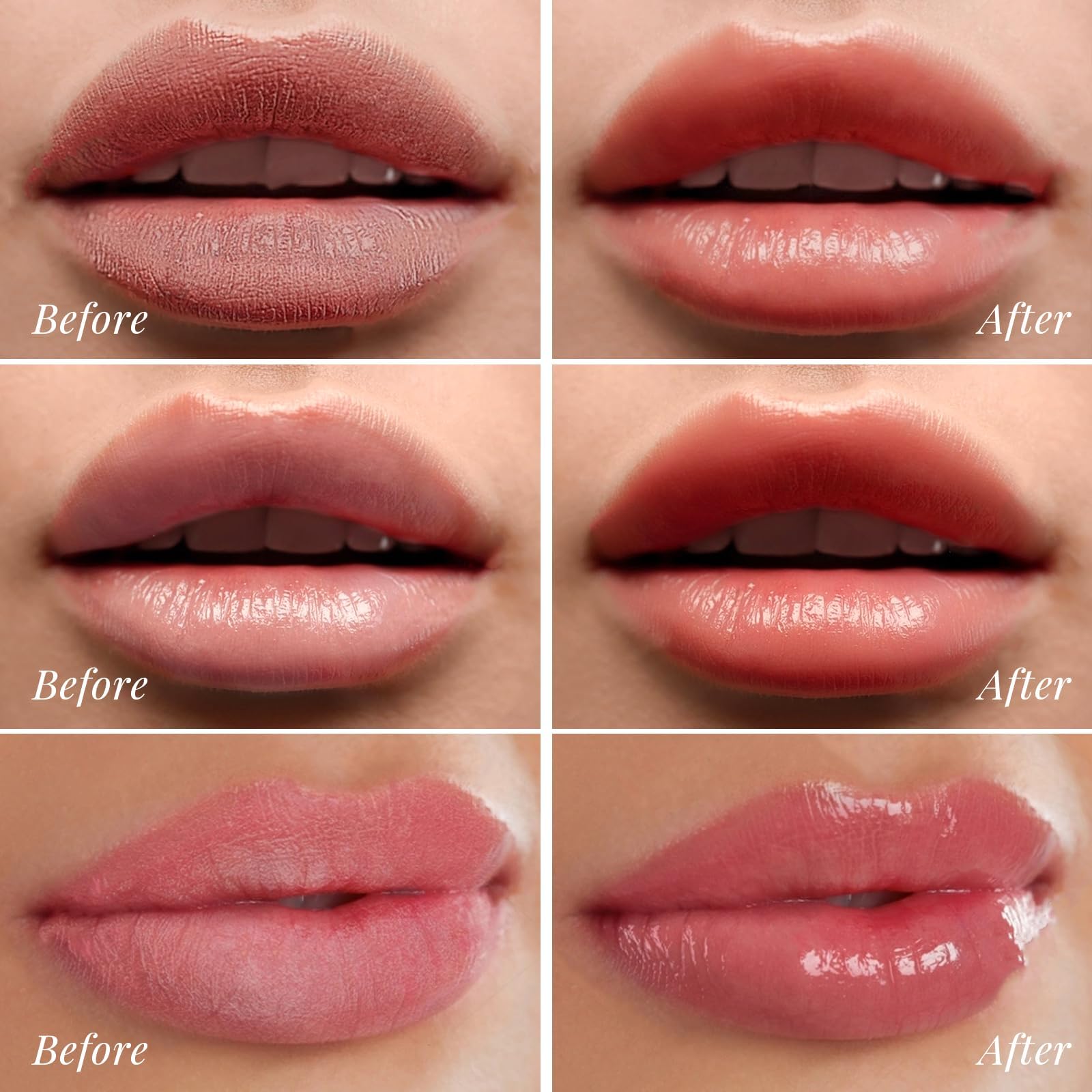 ANRCOLLECT Kit Labial 4 Pack: conjunto completo para exfoliar e hidratar.