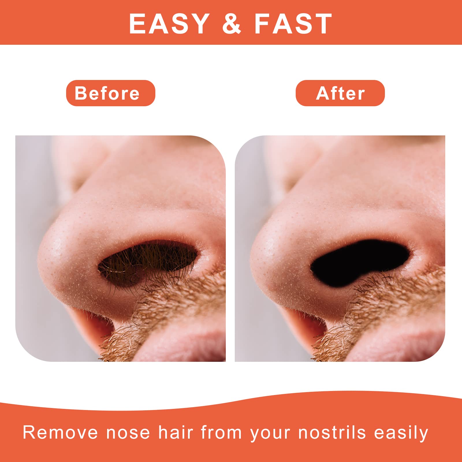 ANREACHO uso múltiple para cejas, barba y vello facial suave