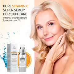 ANSDUR Sérum vitamine C, emballage 30 ml, routine quotidienne et éclat