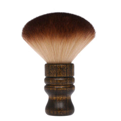 Cepillo Anself cuello grande con mango de madera para limpieza suave del cuello.