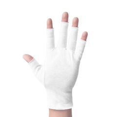 ANSMIO guantes de algodón con dos pares para hidratación de manos