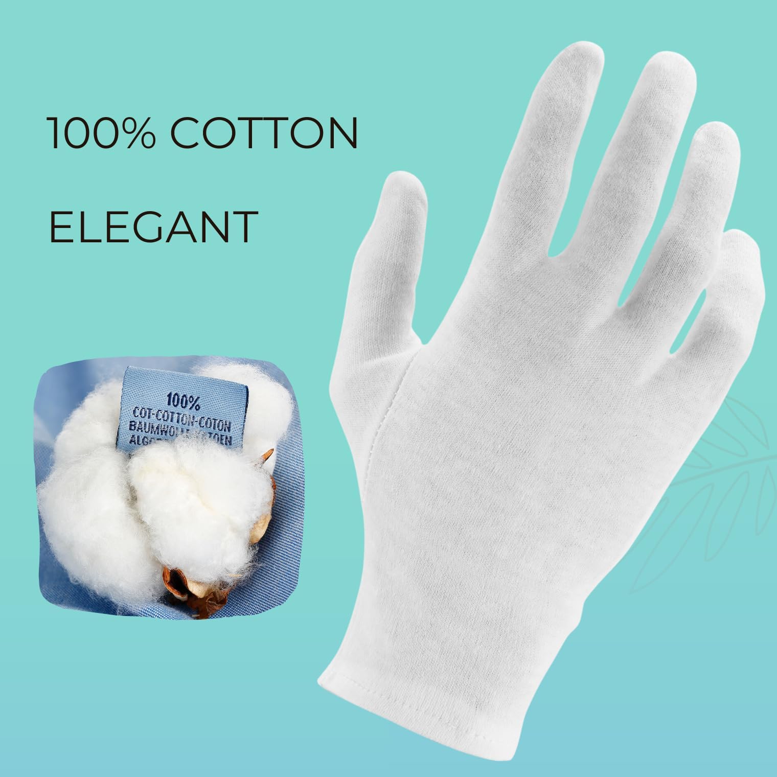 Guantes nocturnos ANSMIO para hidratación durante la noche.