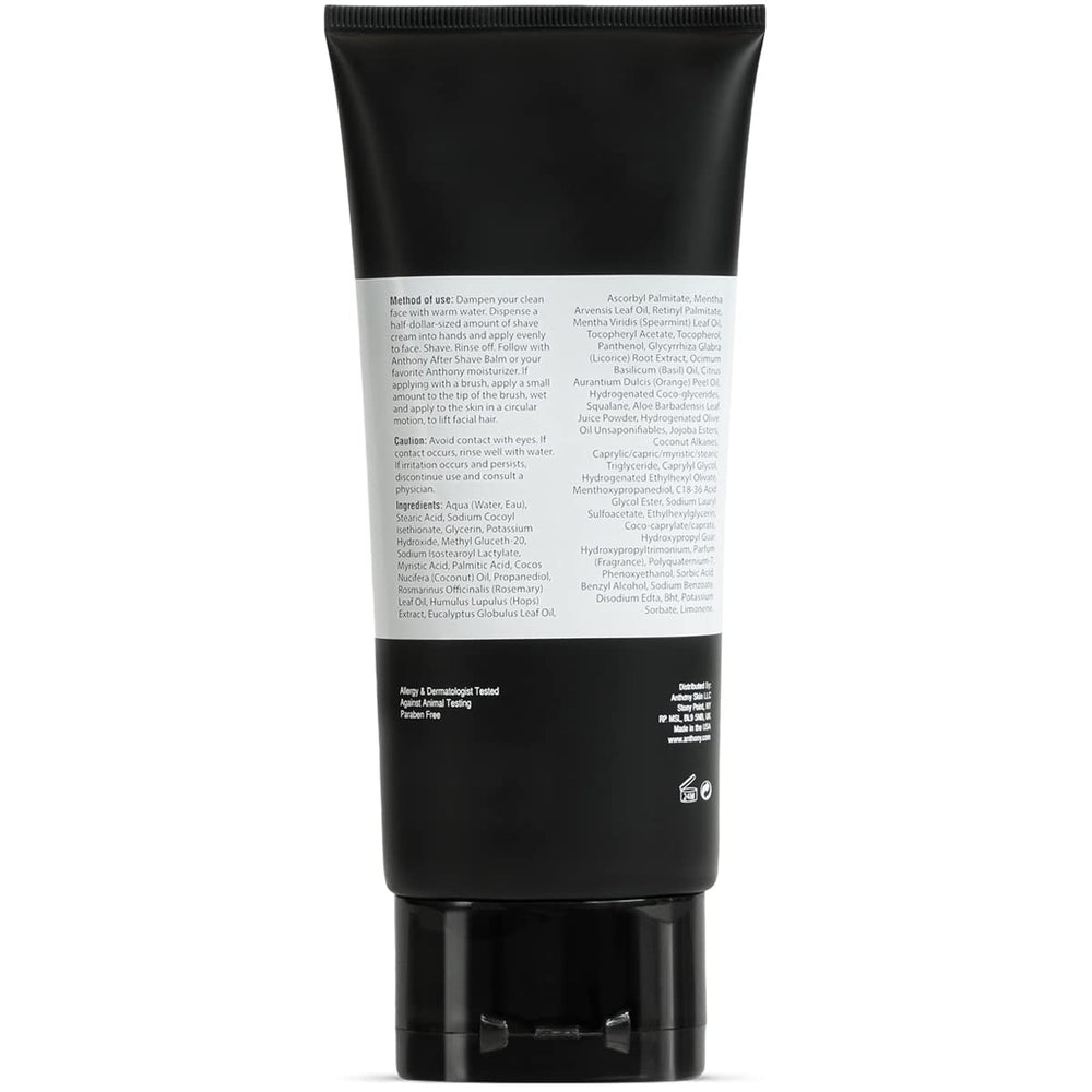 Anthony crema de afeitar protege poros y reduce irritaciones