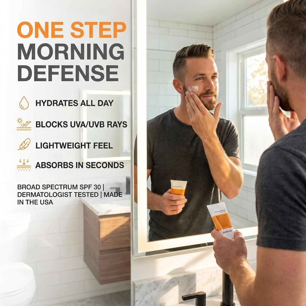 Anthony Crème Jour SPF30 — pompe pratique pour une application rapide et homogène.