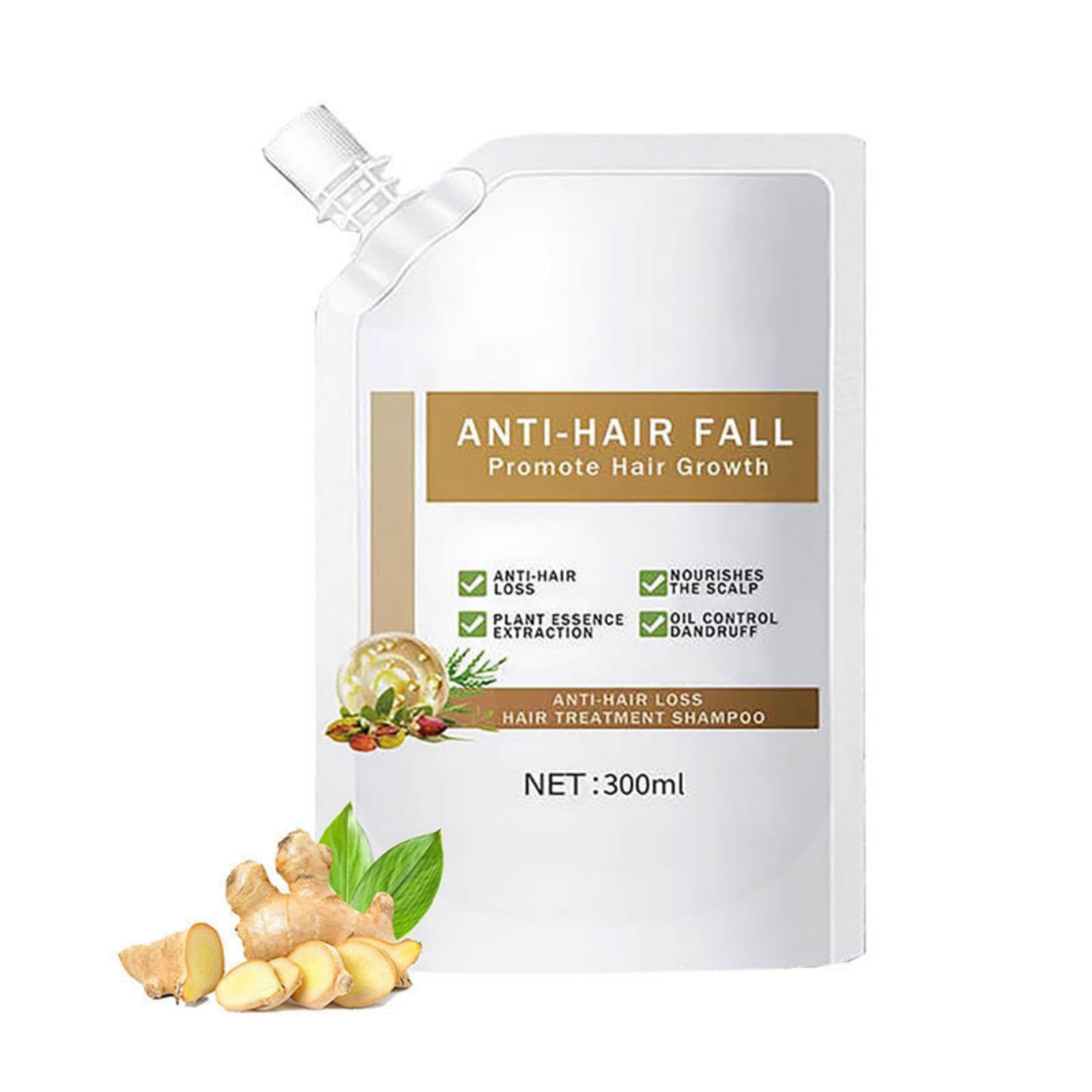 Champú anti caída del cabello en envase de 300 ml para uso diario
