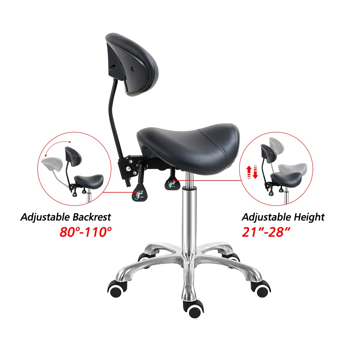Asiento giratorio Antlu facilita movilidad sin esfuerzo en espacios pequeños.