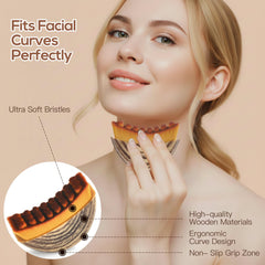 ANUWKS cepillo linfático relajación facial alivia tensión y promueve bienestar