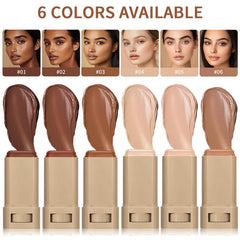 Anweina Base Stick Acabado Natural, aspecto piel real y ligero.