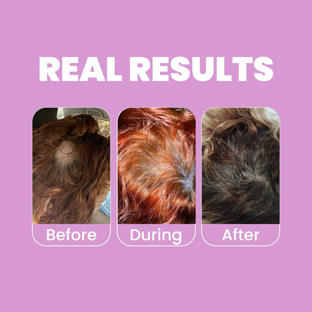 ANYELUZ Cabello con brillo y textura mejorada tras uso del champú.