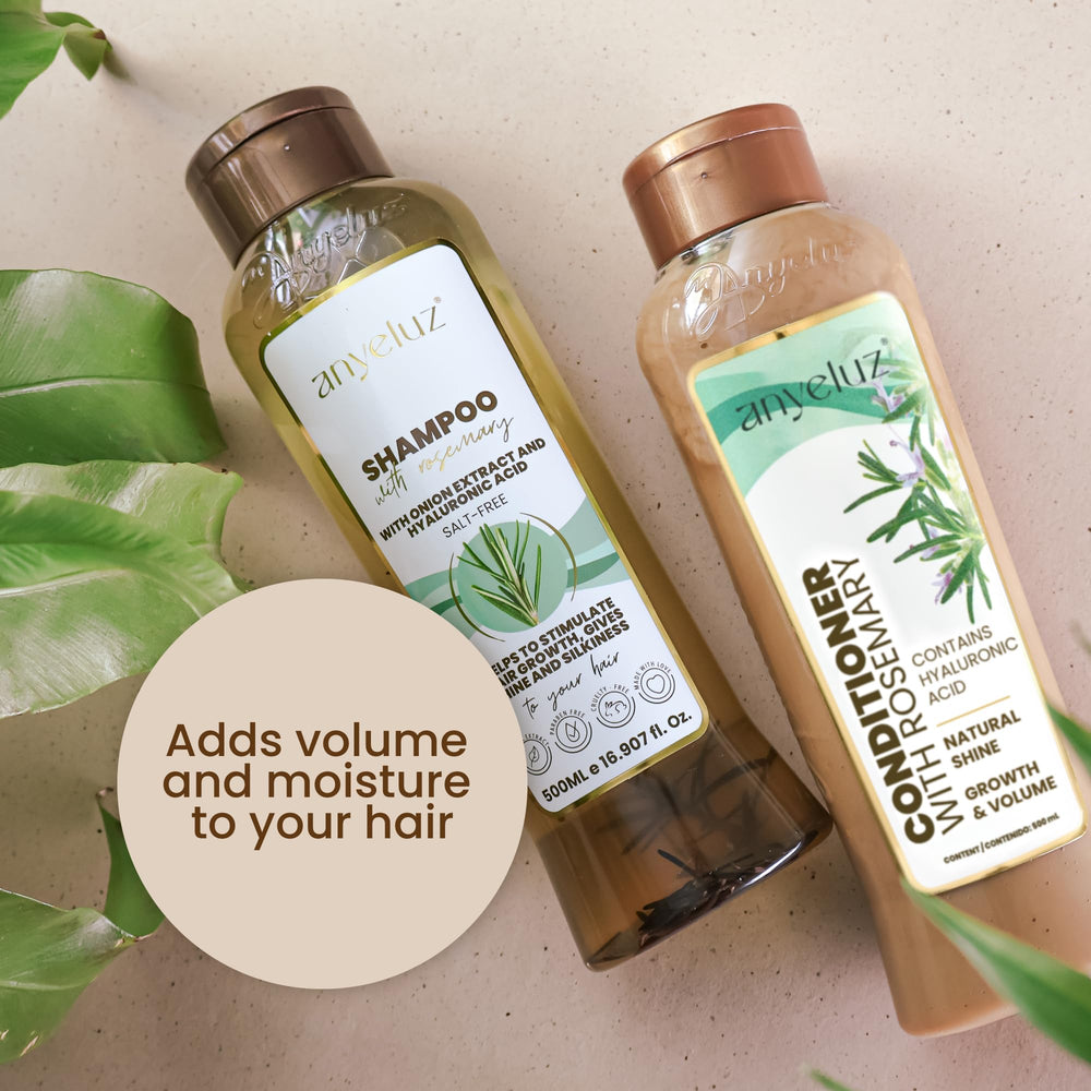 ANYELUZ texture cheveux doux et brillants après utilisation.