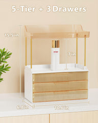 Anylady Base elevada antideslizante mantiene frascos estables en encimeras.