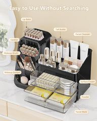 Anylady Organizador base elevada y diseño lujoso aporta estilo y estabilidad.