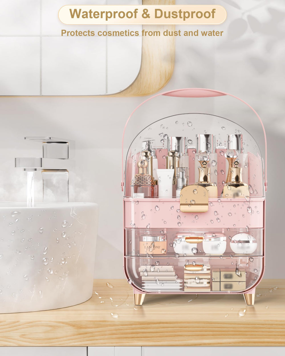 Anylady organizador para cosméticos, joyas y perfumes, todo en un lugar