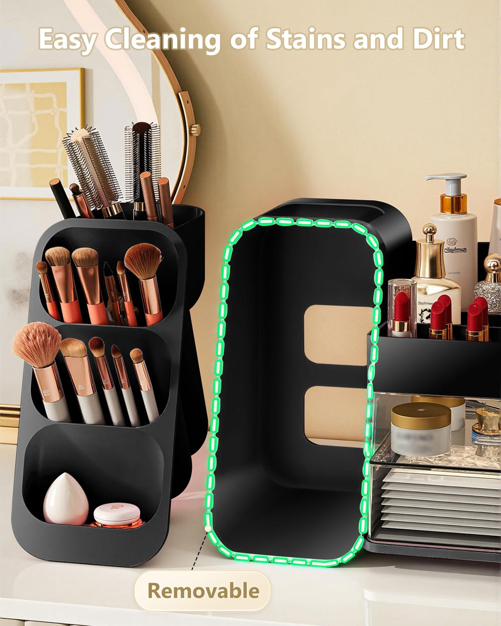 Anylady Organizador para tocador multiuso, perfecto para baño u oficina.