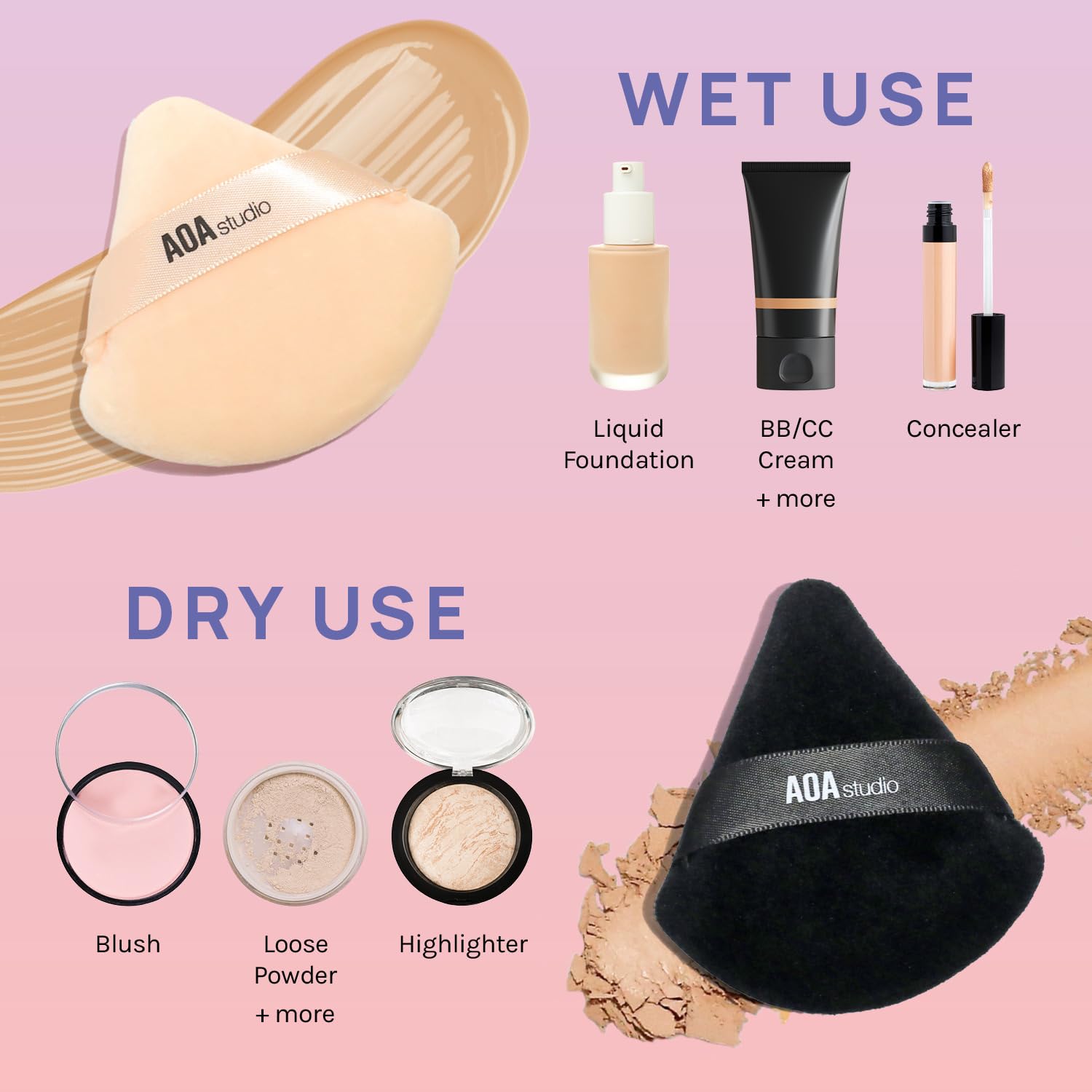 AOA STUDIO Velvet Puffs: cuidado sencillo y limpieza para mantenerlas como nuevas.