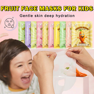 AOAZXBB mascarilla fruta uva para niños, nutrición ligera