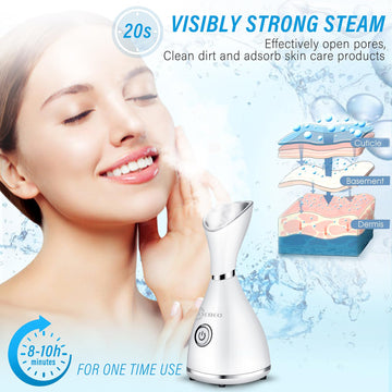 AOEDEO esponja limpieza facial suave para exfoliar sin irritar.