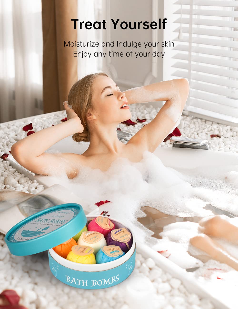 Aofmee regalo de bombas de baño para mamá, regalo ideal.