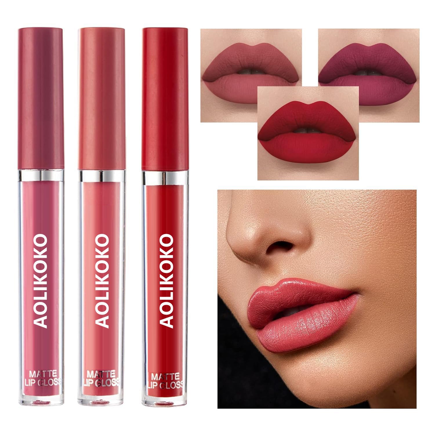 AOLIKOKO blush fard à joues, apporte fraîcheur naturelle et éclat.