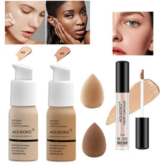 Muestras de sombras AOLIKOKO de 12 colores para crear tonos personalizados.
