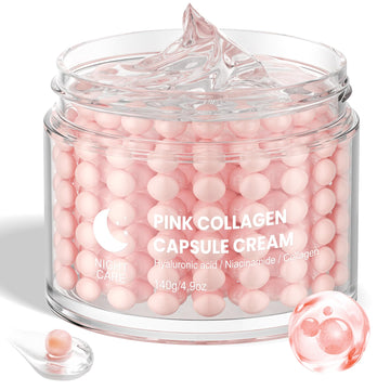 AOPEIBOTO crema en cápsulas rosadas para rostro, hidratación profunda y suave