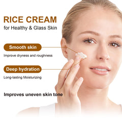 Crema AOPEIBOTO de Arroz suaviza asperezas y mejora textura.