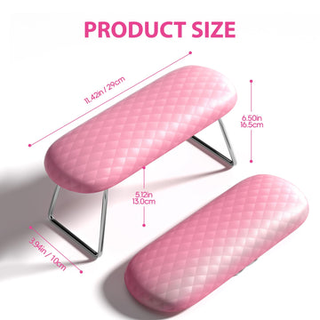 Reposabrazos AORAEM con capacidad de carga de 15 kg para seguridad.